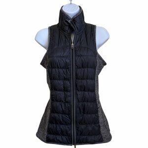 Lululemon Run Turn Around Vest Women’s Reversible Performance Down Black Size 4